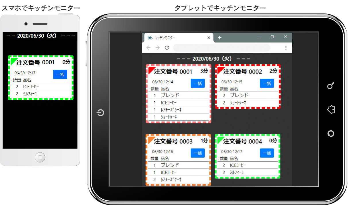 キッチンモニター設定